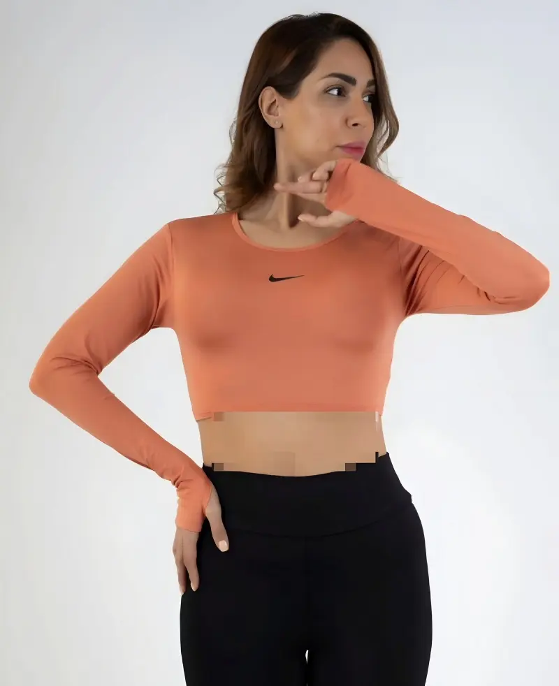 کراپ آستین بلند بندی ورزشی0573