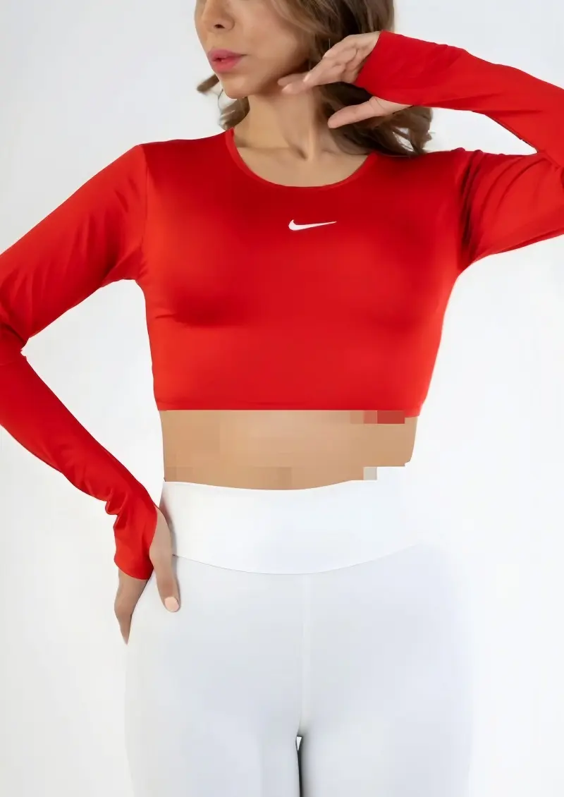 کراپ آستین بلند بندی ورزشی0573