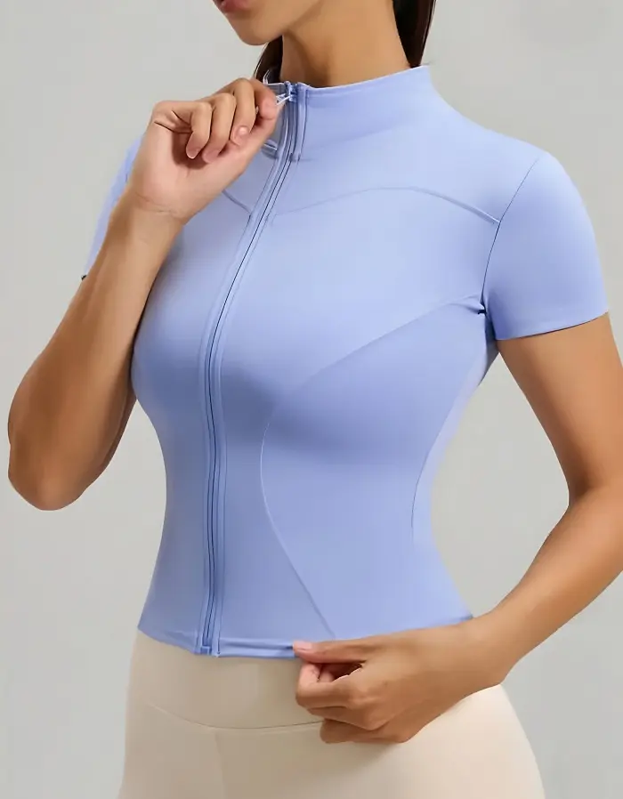 تیشرت تمام زیپ ورزشی0900