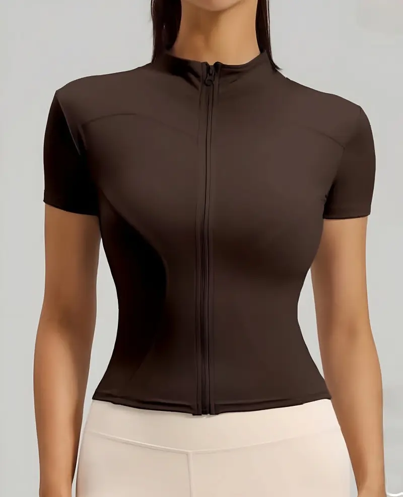 تیشرت تمام زیپ ورزشی0900